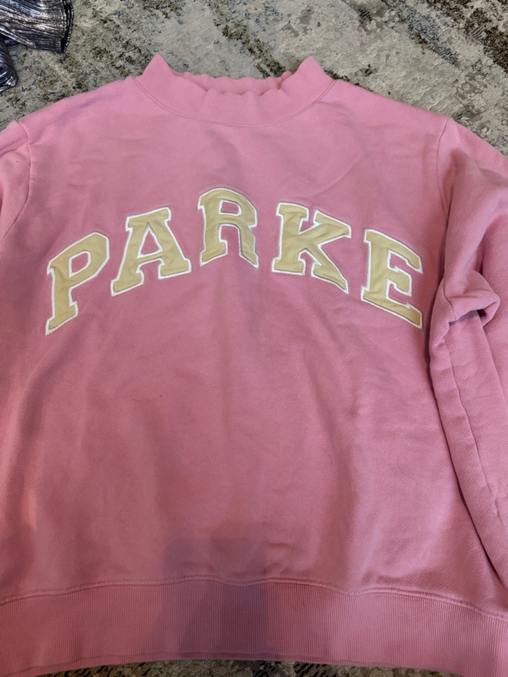 Parke Women's Pink Pullover Sweatshirt Jacket